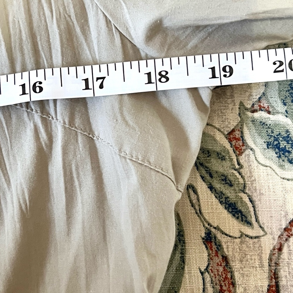 ZAPA, Paris Stone Cotton Blend Shirt, Tiered Bell Sleeves French Size Medium - Picture 10 of 11